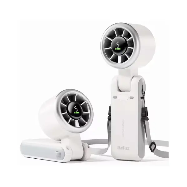 USB įkraunamas mini turbo rankinis ventiliatorius